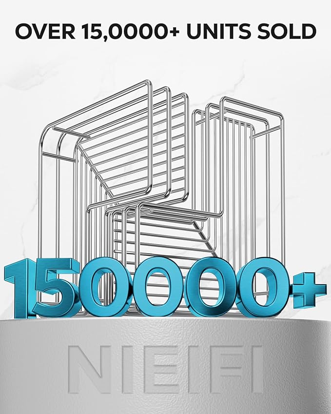 Nieifi Corner Shower Shelves Stainless Steel, Adhesive Shower Caddy Basket Rack with Hooks, Rust Proof for Bathroom Shelf Shampoo Holder (Silver, 2 Pack)