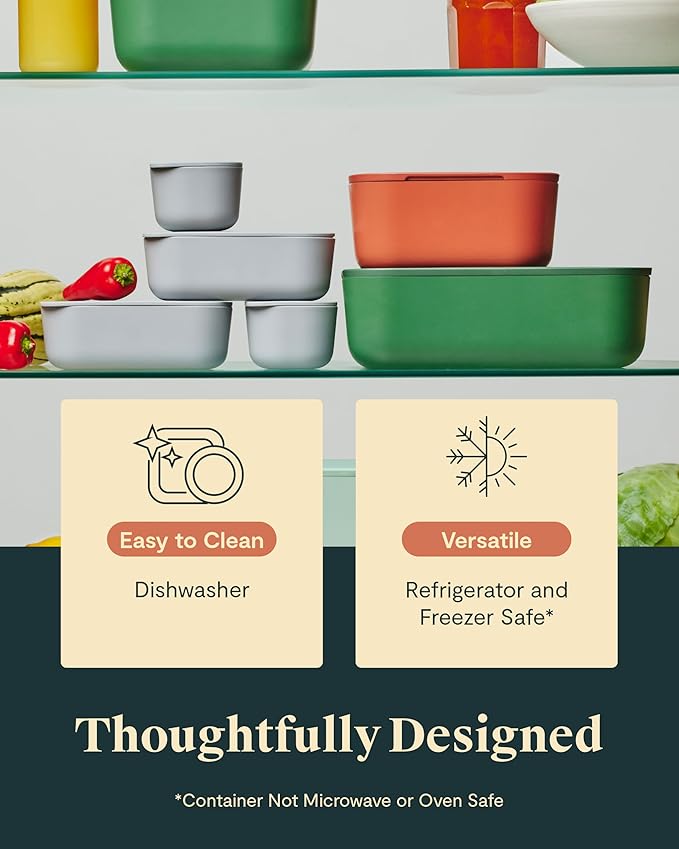Caraway 4pc Dot Inserts - Dash Ramekins w/Lid - Easy to Store, Non Toxic - Perfect for Sauces, Garnish, & Small Snack or Sides-NeatNest