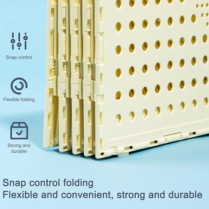 deli Collapsible Magazine File Holder 4 Vertical Compartment Binder Holder for Desk Organizer Adjustable Sturdy Binder Storage Organizer for Office School Home（Blue）-NeatNest