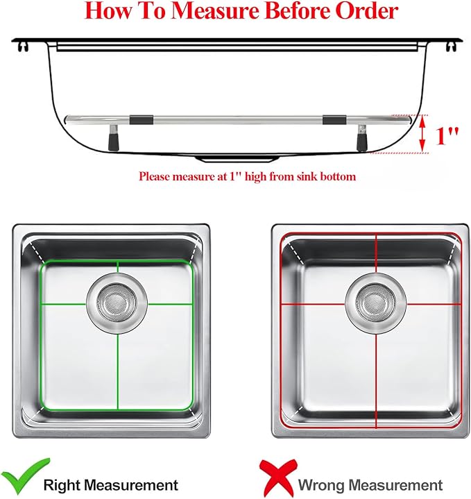 Bottom of Sink Protector Rack, Stainless Steel 13.2"x11.6" Sink Grid Dish Drying Rack Grate with Rear Drain Hole 2 Packs-NeatNest