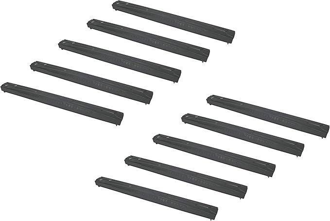 AEONS 1U Blank Rack Mount Panel 19-Inch Server Network Rack Enclosure Plastic Toolless Mounting Blanking Spacer Panel Black- 10 Pack