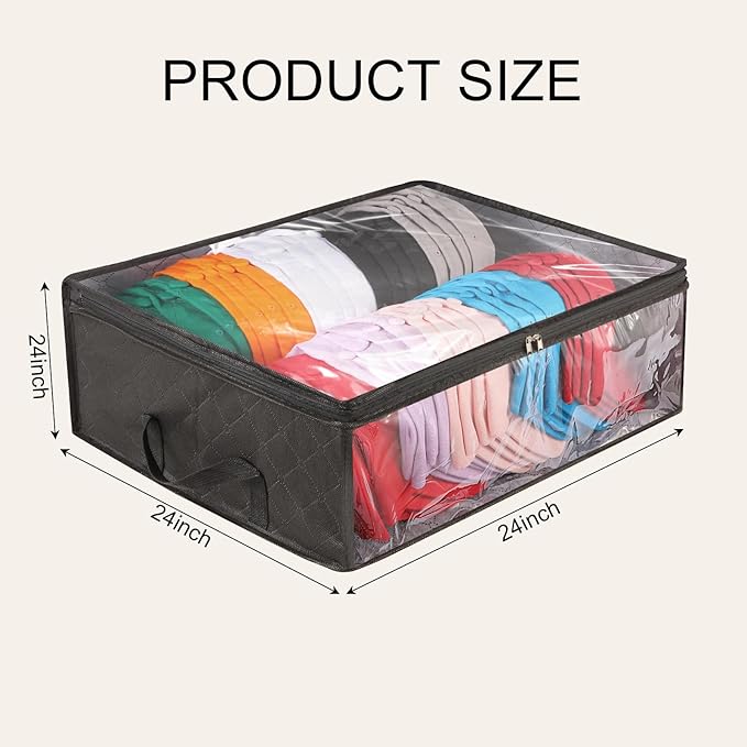 2 Pcs Hat Organizer for Baseball Cap, Hat Storage Bags with Carry Handles Hat Holder Rack for Closet Travel Hat Organizer-NeatNest