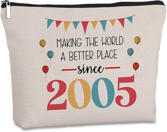 Birthday Gifts for 18 Year Old Travel Makeup Bag 18th Birthday Gifts for Her Gifts 18 Years Old Gift Ideas for Daughter Sister Best Friend-NeatNest