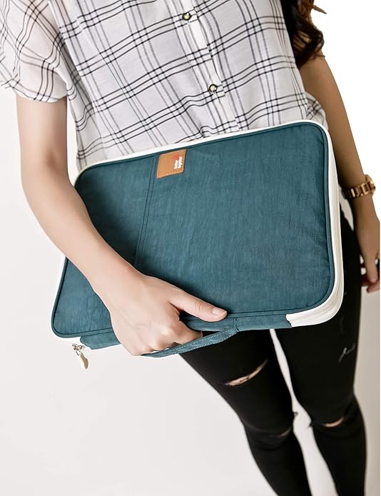Document A4 Bag Case Waterproof Organizer Portfolio Office Travel Zipper Multi-Function Pouch