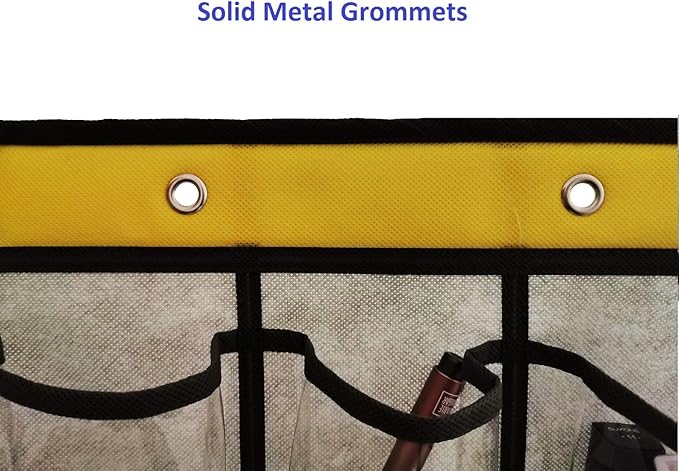 Classroom Cell Phones Organizer Calculators Holder Over Door Hanging Jewelry Organizer Closet Underwear Sock Storage with 36 Clear Pockets-NeatNest