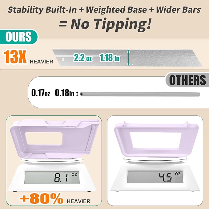 3 Pack Bathroom Organizers and Storage - Multi-Purpose,2-Tier Clear Pull Out Organization for Bathroom,Under Sink,Kitchen,Vanity,Countertop,Cabinet,Pantry & Medicine Cabinet,Pink-NeatNest