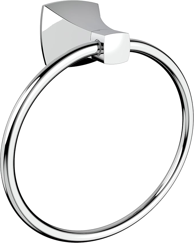 Hand Towel Holder for Bathroom Kitchen Polished Chrome Towel Ring Towel Hanger Stainless Steel and Zinc Alloy Wall Mount