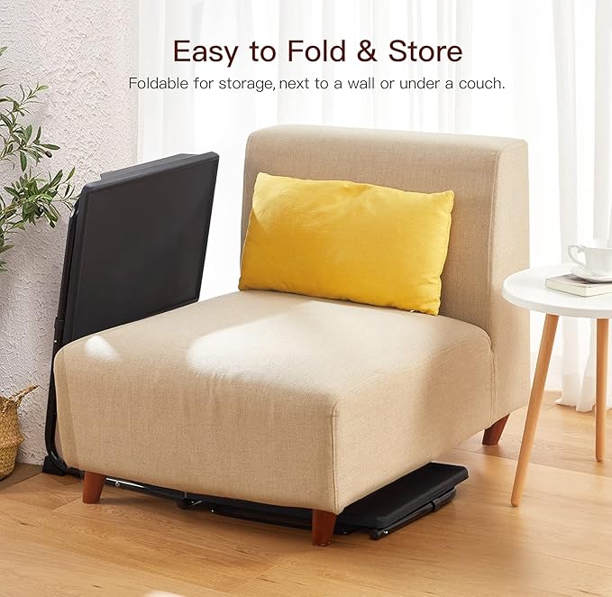 Adjustable TV Tray Table - TV Dinner Tray on Bed & Sofa, Comfortable Folding Table with 6 Height & 3 Tilt Angle Adjustments (Black)-NeatNest