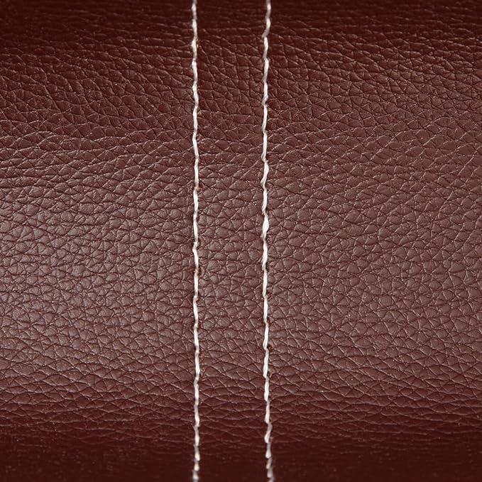 Juvale Leather Valet Catchall Tray for Men with 6 Compartments - Bedside Nightstand Organizer for Phones (Brown) - Valet Tray-NeatNest