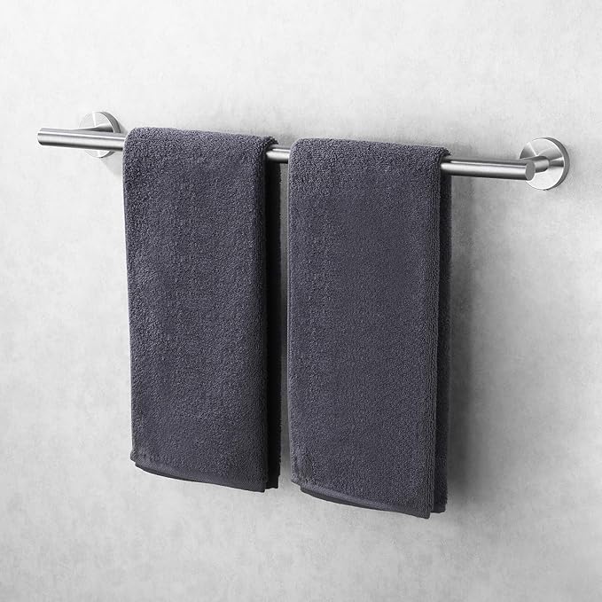 KES 21.3 Inches Towel Bar for Bathroom Kitchen Hand Towel Holder Dish Cloths Hanger SUS304 Stainless Steel RUSTPROOF Wall Mount Brushed Steel, Total Length 23.6 Inch, A2000S60-2