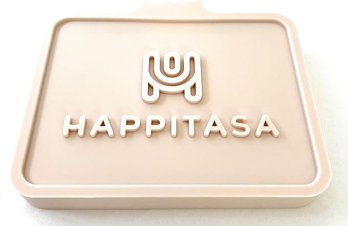 Happitasa Silicone Soap Dish Tray and Sponge Holder with Drain Chute, Pack of 2 | Bathroom and Kitchen Sink Organizer Caddy (Sand Dollar, 5.2"x4", 7.2 Ounces)-NeatNest