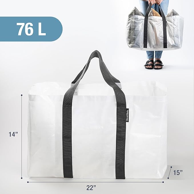 CleverMade Under Bed Storage Bag - Collapsible Storage for Shoes and Clothes Easy Use - Heavy Duty Utility Bag Home-NeatNest