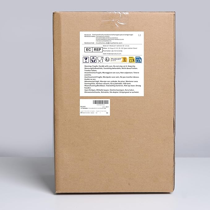 ComSaf Glass Food Storage Containers, 3.6Qt/1.2Qt Glass Flour and Sugar Containers with Airtight Lids, Large Square Jars with Bamboo Lids for Rice, Pasta, Oats, Grains, Cookies, Snacks, Candy-NeatNest