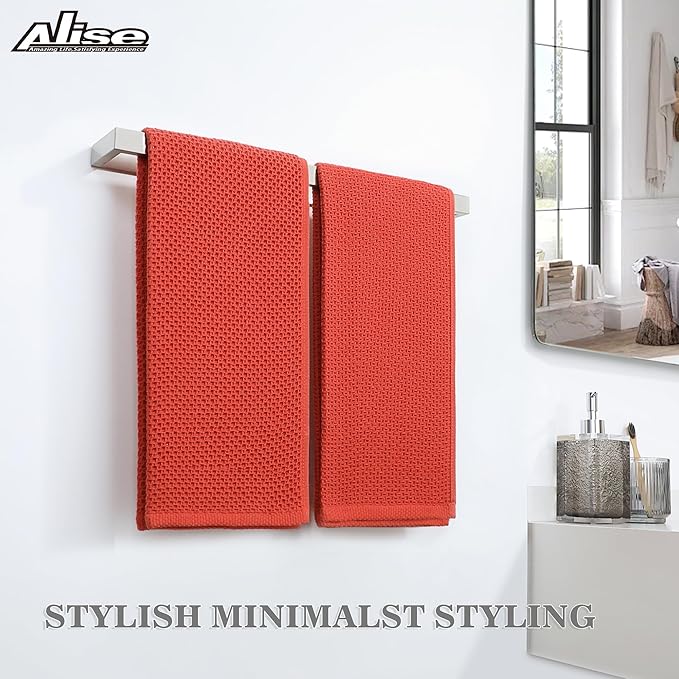 Alise Bath Towel Bar,Wall Mount Towel Holder Towel Rack Towel Hanger for Bathroom Lavatory,20 Inch SUS304 Stainless Steel Towel Rail,Brushed Finish,GJF050-LS