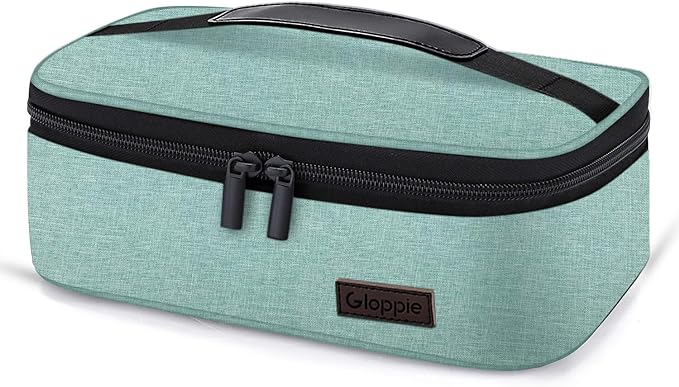 Gloppie Little Lunch Bag Small Insulated Lunch Box for Women Kids Lunchbox Mini Lunchbag Portable Cooler Bags Petty Lunch Pail Reusable Snack Container, Green-NeatNest