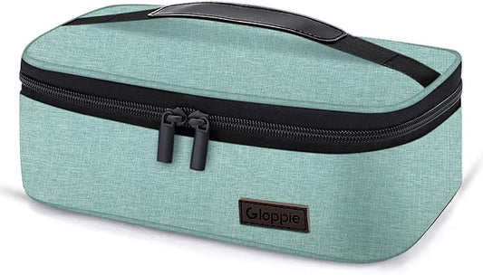 Gloppie Little Lunch Bag Small Insulated Lunch Box for Women Kids Lunchbox Mini Lunchbag Portable Cooler Bags Petty Lunch Pail Reusable Snack Container, Green-NeatNest