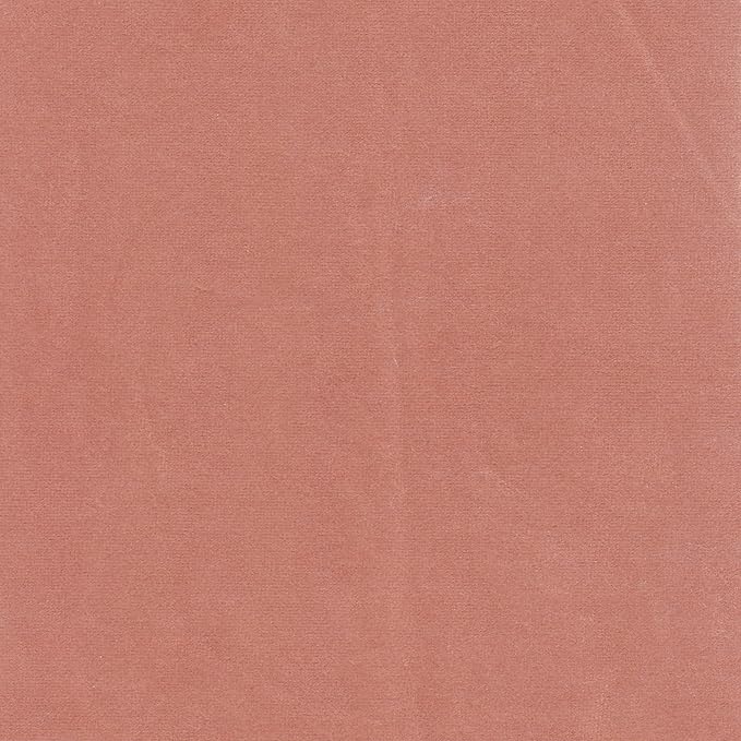 HomePop Modern Channel Tufted Velvet Ottoman Home Décor|Ottoman for Living Room & Bedroom - Blush Pink