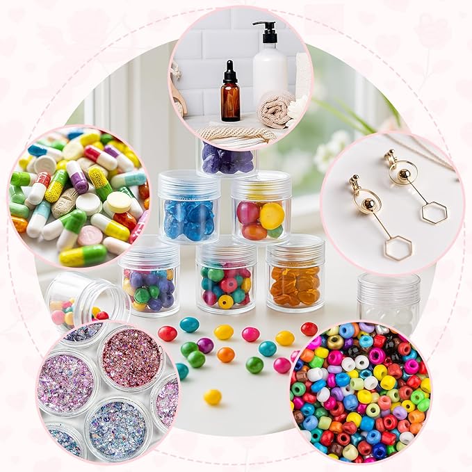 BigOtters 30 Grids Diamond Painting Storage Containers, Portable Bead Art Organizer Case with Lids for Crafts, Jewelry DIY-NeatNest