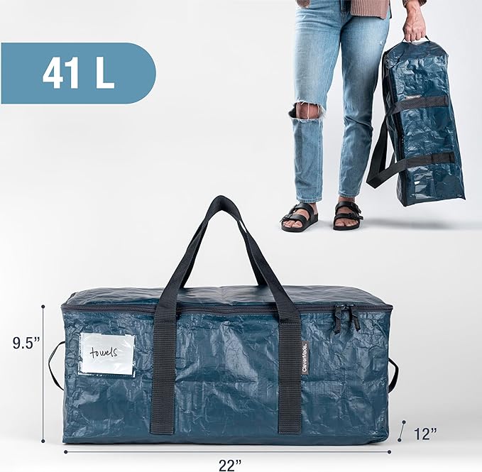 CleverMade Under Bed Storage Bag - Collapsible Storage for Shoes and Clothes Easy Use - Heavy Duty Utility Bag Home-NeatNest