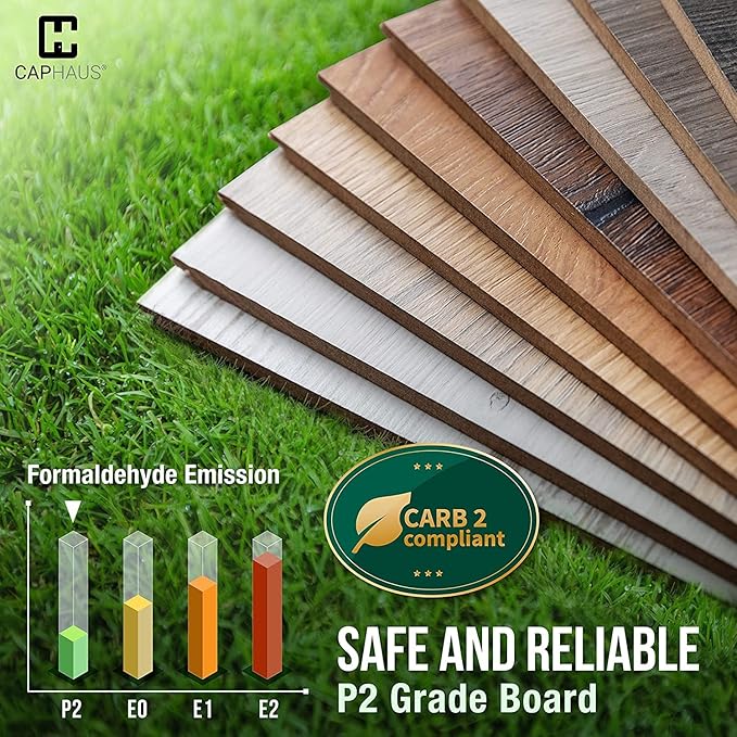 CAPHAUS 3 Tier Small Bookshelf, 24 Inch Width Free Standing Shelf, Bookcase Shelf Storage Organizer, Industrial Book Shelves for Home Office, Living Room, Black Shelves & Metal Frame-NeatNest