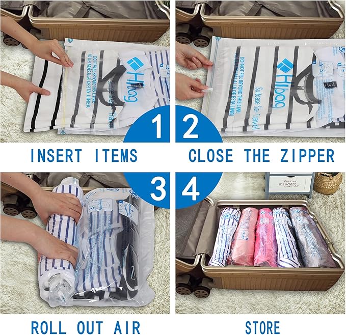 Vacuum Storage Bags, Space Saver Vacuum Seal Storage Bags 20-Pack Sealer Bags for Clothes, Clothing, Bedding, Comforter, Blanket (20C)-NeatNest