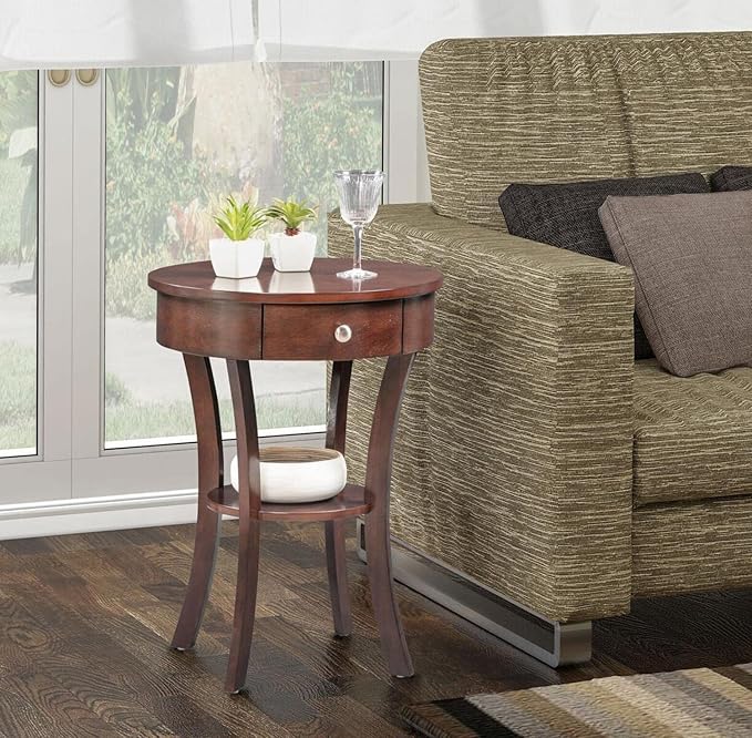 Convenience Concepts Classic Accents Schaffer End Table, Espresso-NeatNest