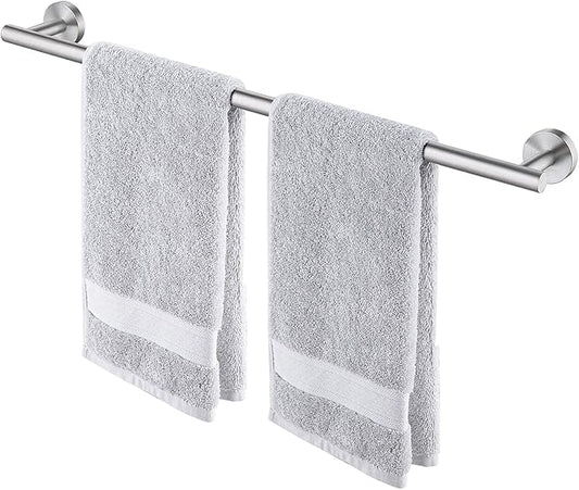 KES Bathroom Towel Bar 25.2 Inches Bath Towel Rack for Bathroom Towel Holder SUS304 Stainless Steel Brushed Finish, Total Length 27.6 Inch, A2000S70B-2