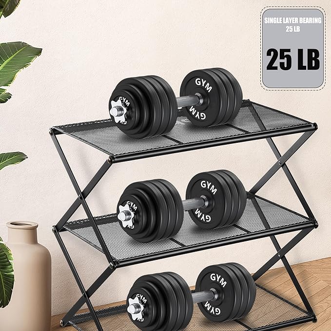 Shoe Rack for Entryway 5 Tier Foldable Shoe Rack Without Assembly Collapsible Metal Shoe Organizer Folding Shoe Storage Rack for Door, Living Room, Black-NeatNest