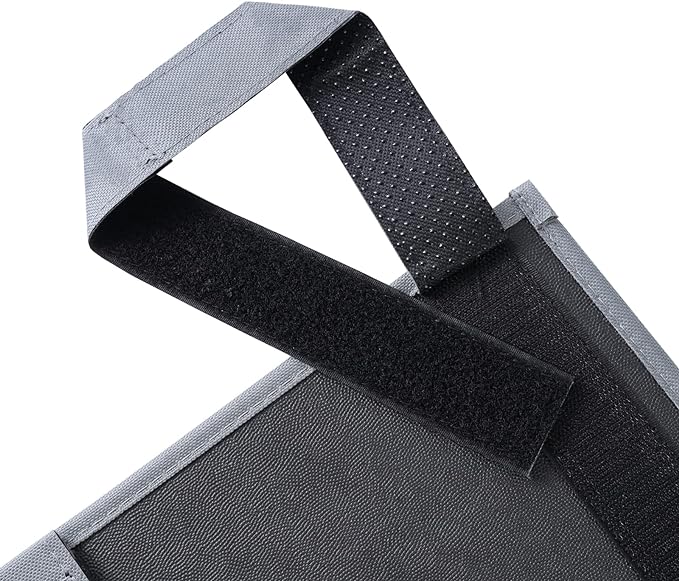 Hanging Bedside Caddy, Bedside Storage Organizer for Magazine, Phone, Remote control (5 Pockets-Grey)-NeatNest