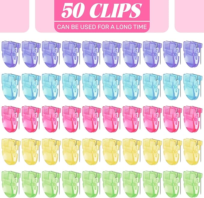 50 Pcs Cubicle Clips Fabric Panel Cubicle Accessories Fabric Partition Panel Wall Clip Office Photos Wall for Notes Memos Standard Size, 40-Sheet Capacity (Multicolor)