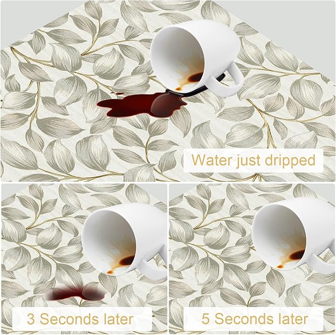 Classic Popular Flower Dish Drying Mats for Kitchen Counter Absorbent Fast Dry Dish Drainer Rack Mats for Dishes Utensils Pot and Pan, Kitchen Accessories 20"x12"-NeatNest