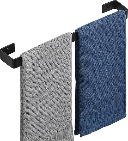 Alise Bath Hand Towel Holder, SUS304 Stainless Steel Towel Rack, Wall Mount Towel Hanger for Bathroom, Lavatory, Kitchen, Matte Black, 24 Inch