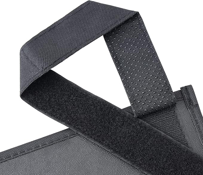 Hanging Bedside Caddy, Bedside Storage Organizer for Magazine, Phone, Remote control (5 Pockets-Black)-NeatNest