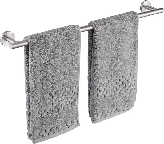 KES 23.2-Inch Towel Bar for Bathroom, Bath Towel Rack Towel Holder Wall Mount SUS304 Stainless Steel Brushed Finish, Total Length 25.5 Inch, A2000S65B-2