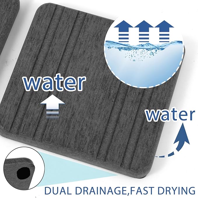 3PCS Water Absorbing Stone Tray, DryingNeat Diatomite Stone Sink Tray, Instant Dry Sink Coasters, Kitchen Sponge Hand Soap Holder, Countertop Fast Drying Counter Trays,8 * 4inch and 4 * 4inch-NeatNest