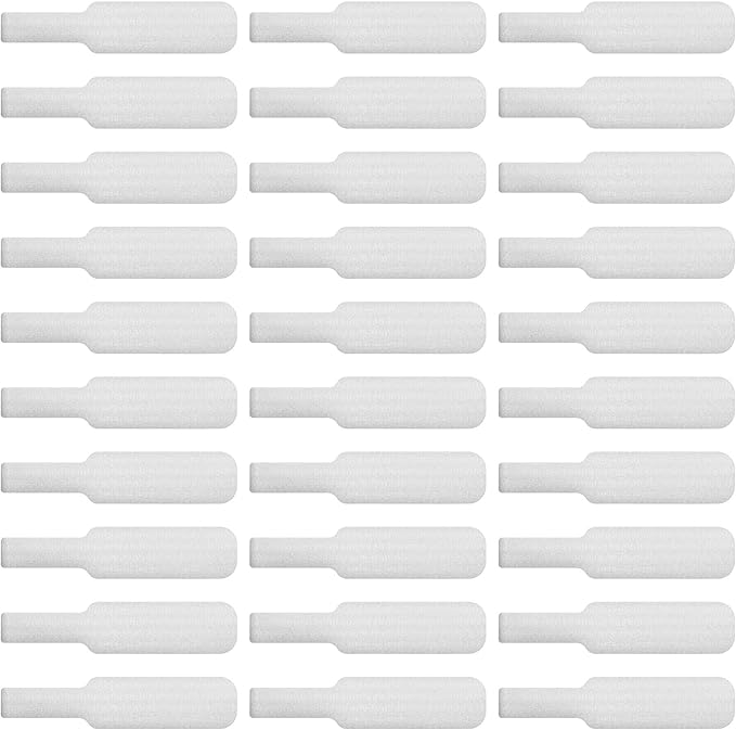 Cable Labels by Wrap-It Storage, Large, White (30-Pack) Write On Cord Labels, Wire Labels, Cable Tags and Wire Tags for Cable Management and Organizer for Electronics, Computers and More-NeatNest