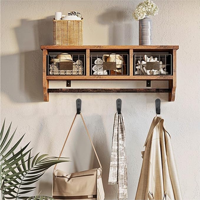 10PCS Hooks - Wall Mount Coat Hooks with 20 Screws for Hanging Coats, Towels, Backpacks, Hats, Dog Leashes, Coffee Mugs
