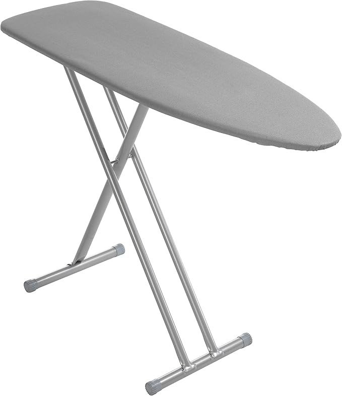 Mabel Home Ironing Board, Made in Europe by Mabel Home, Adjustable Height, Extra Thick Heavy Duty Padded Cover, Extra Cover Included (3 Different Models & Sizes) (Ergo (45" x 15"))