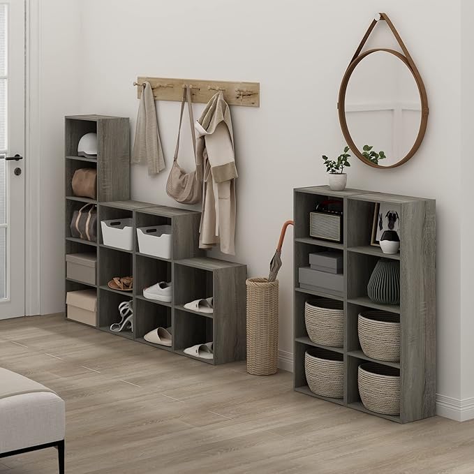 Furinno Luder Bookcase / Book / Storage, French Oak-NeatNest