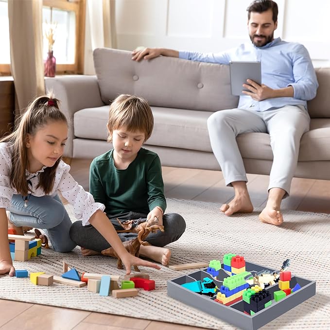 Bellsal Grey Utensil Organizer 12.5 Inch Silverware Tray for Drawer Utensil Holder Cutlery Organizer Kitchen Drawer Organizer 7 Compartment Small Narrow Bamboo-NeatNest