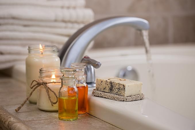 Aira Soap Saver - Soap Dish & Holder - BPA Free Shower & Bath Holder - USA - Drains Water, Circulates Air, Extends Soap Life - Easy to Clean, Fits All Sets - Lavender-NeatNest