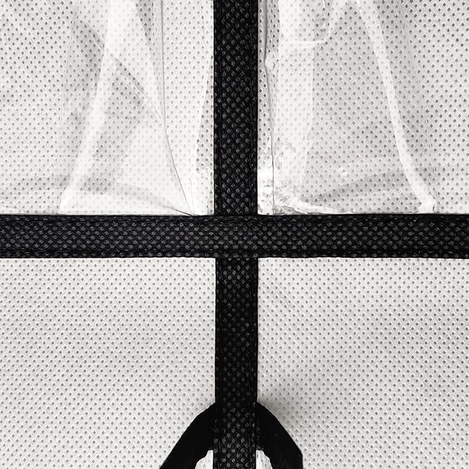 28 Large 1 Pack Transparent Pockets Over The Door Shoe Organizer Sturdy Hanging Shoe Rack for Door Closet Sneakers or Accessories, 4 hooks（White）-NeatNest