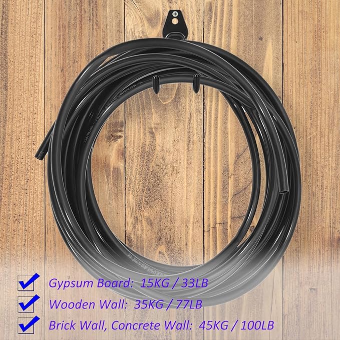 4 Pack Garage Hooks Heavy Duty - Supports 100 lbs, Utility Steel Garage Hanger & Organizer for Organizing Garden Lawn Tools, Ladders, Garden Hose, Digging Shovel, Bikes, Ropes-NeatNest