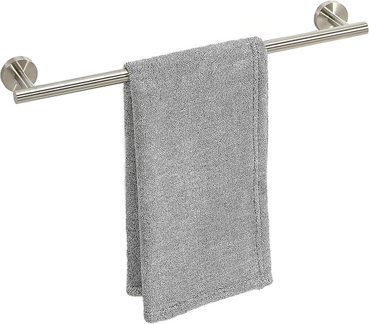 Brushed Nickel Towel Bar, 18 Inch Towel Racks for Bathroom Wall Mounted, Thicken SUS304 Stainless Steel Heavy Duty Hand Towel Holder Organizer, Bathroom Accessories, Total Length 20.5 Inch-NeatNest