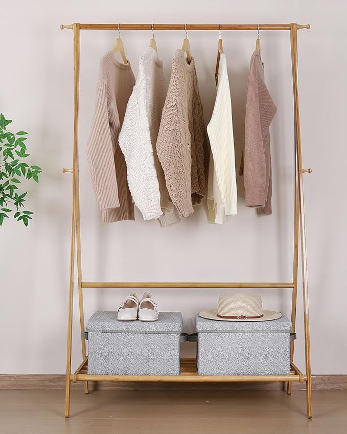 WUIKE Foldable Storage Bins with Lids, Storage Boxes with Handles, Closet Shelf Organizer, Fabric Storage Baskets for Bedroom, Decorative Storage Containers, Large, Ash Gray, 3-Pack-NeatNest