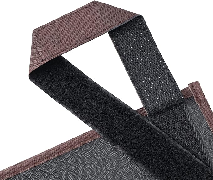 Hanging Bedside Caddy, Bedside Storage Organizer for Magazine, Phone, Remote control (Classic4 Pockets-Coffee)-NeatNest