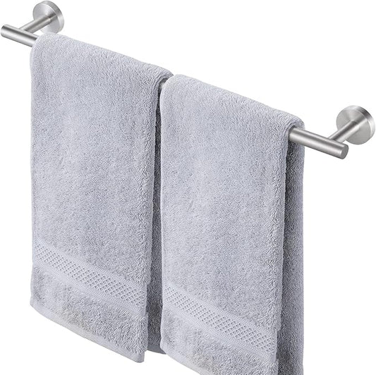 KES 19.2 Inch Bathroom Towel Bar, Towel Holder for Wall, Bathroom Towel Racks SUS304 Stainless Steel Brushed Finish, Total Length 21.6 Inch, A2000S55B-2