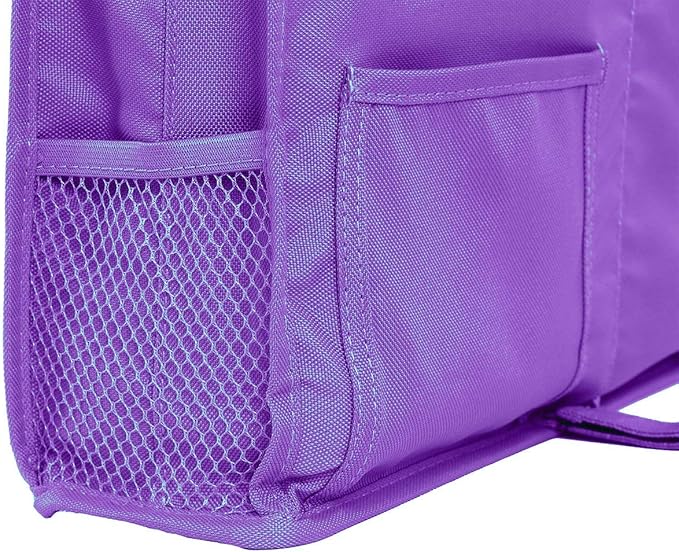 Bunk Bed Organizer - Bedside Storage Caddy with Pocket, Hanging Organizer for Camp, Dorm, Room, Hospital Bed Rail and More (Purple)-NeatNest