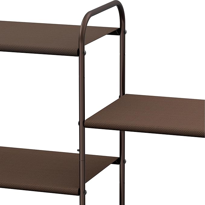 Simple Houseware 4-Tier Shoe Rack Storage Organizer, Bronze-NeatNest