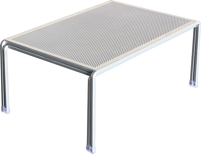 Deco Brothers Expandable Cabinet Shelf Organizer for Kitchen Cabinet and Counter, Grey-NeatNest